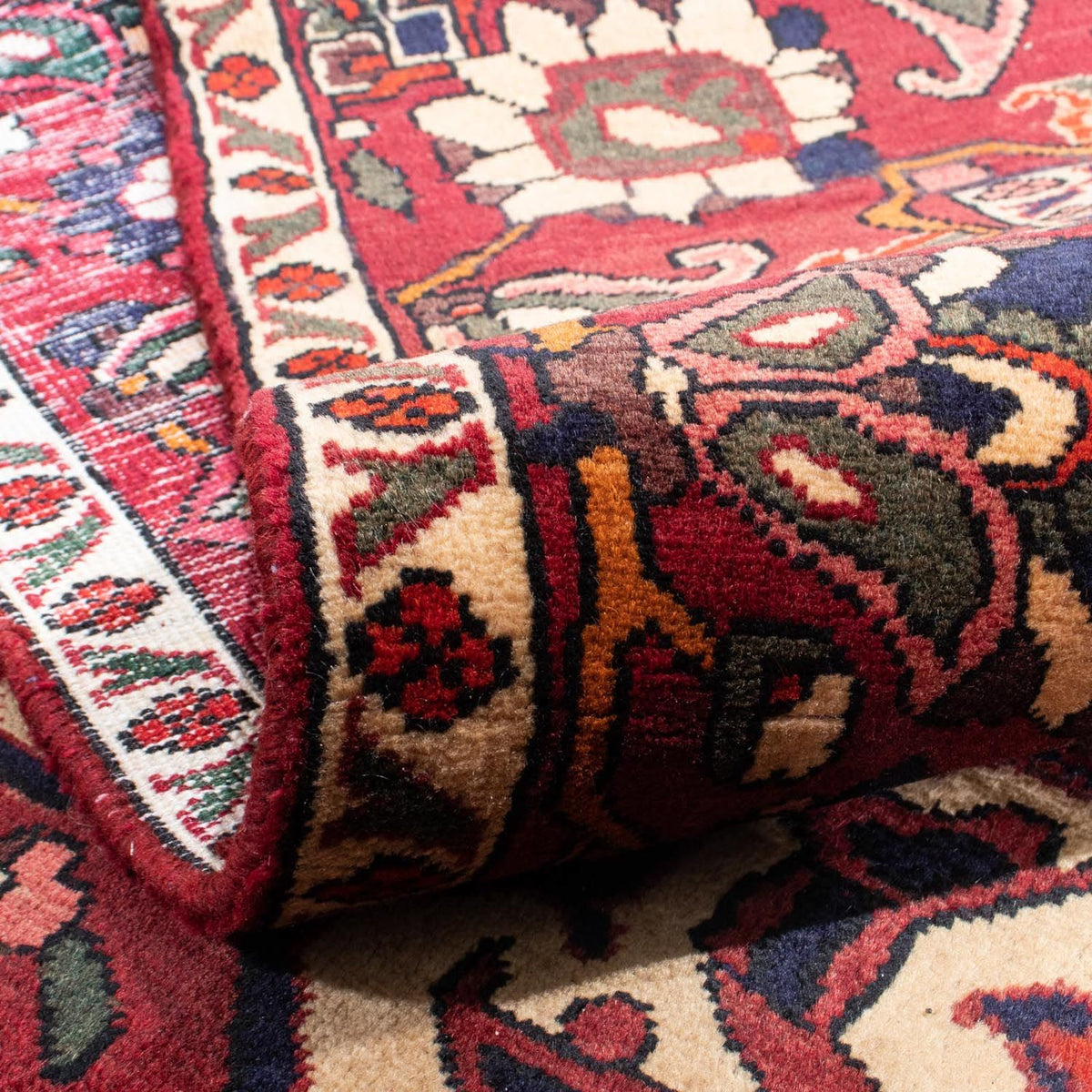 Perski dywan - Nomadyczny - 306 x 208 cm - czerwony