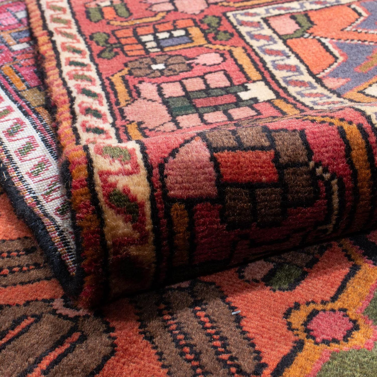 Perski dywan - Nomadyczny - 297 x 205 cm - brązowy