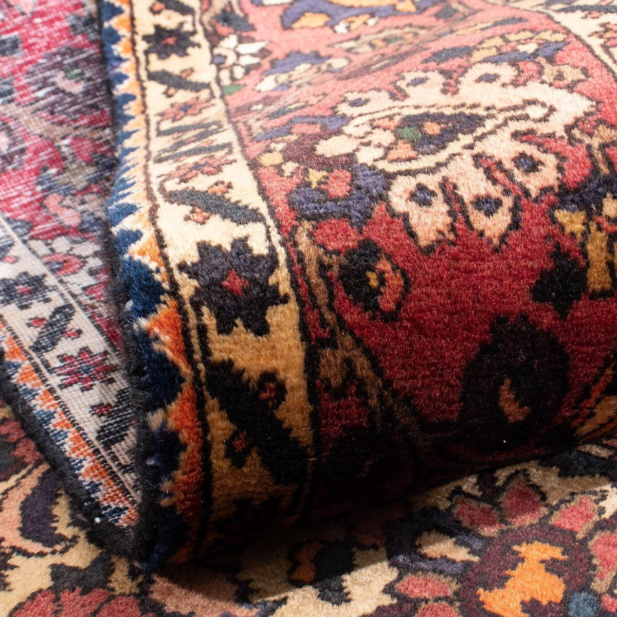 Perski dywan - Nomadyczny - 305 x 209 cm - czerwony