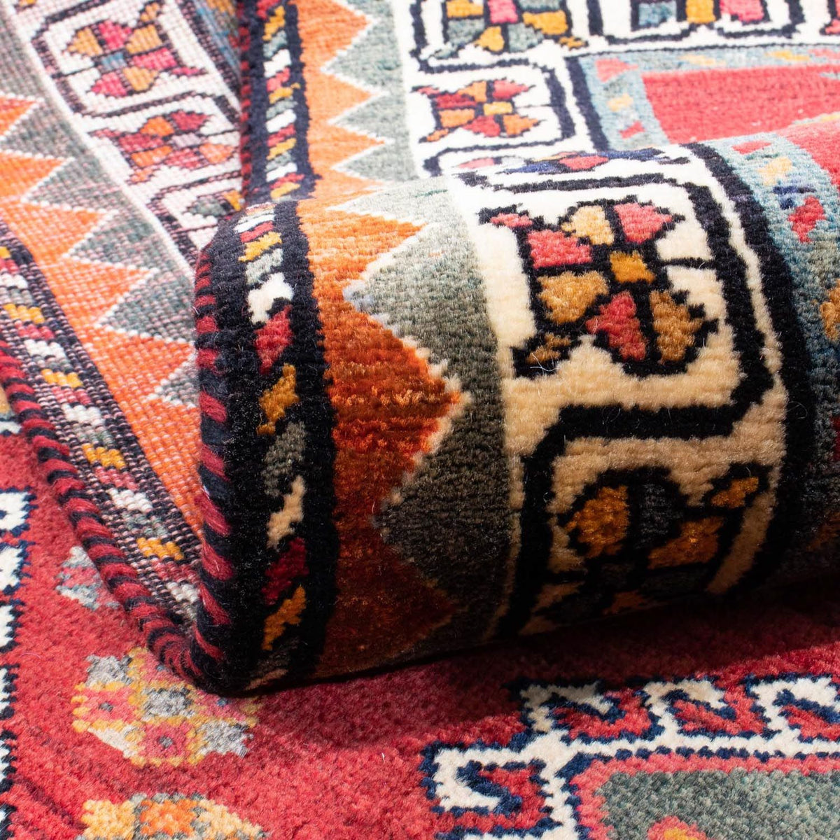 Perski dywan - Nomadyczny - 289 x 205 cm - czerwony