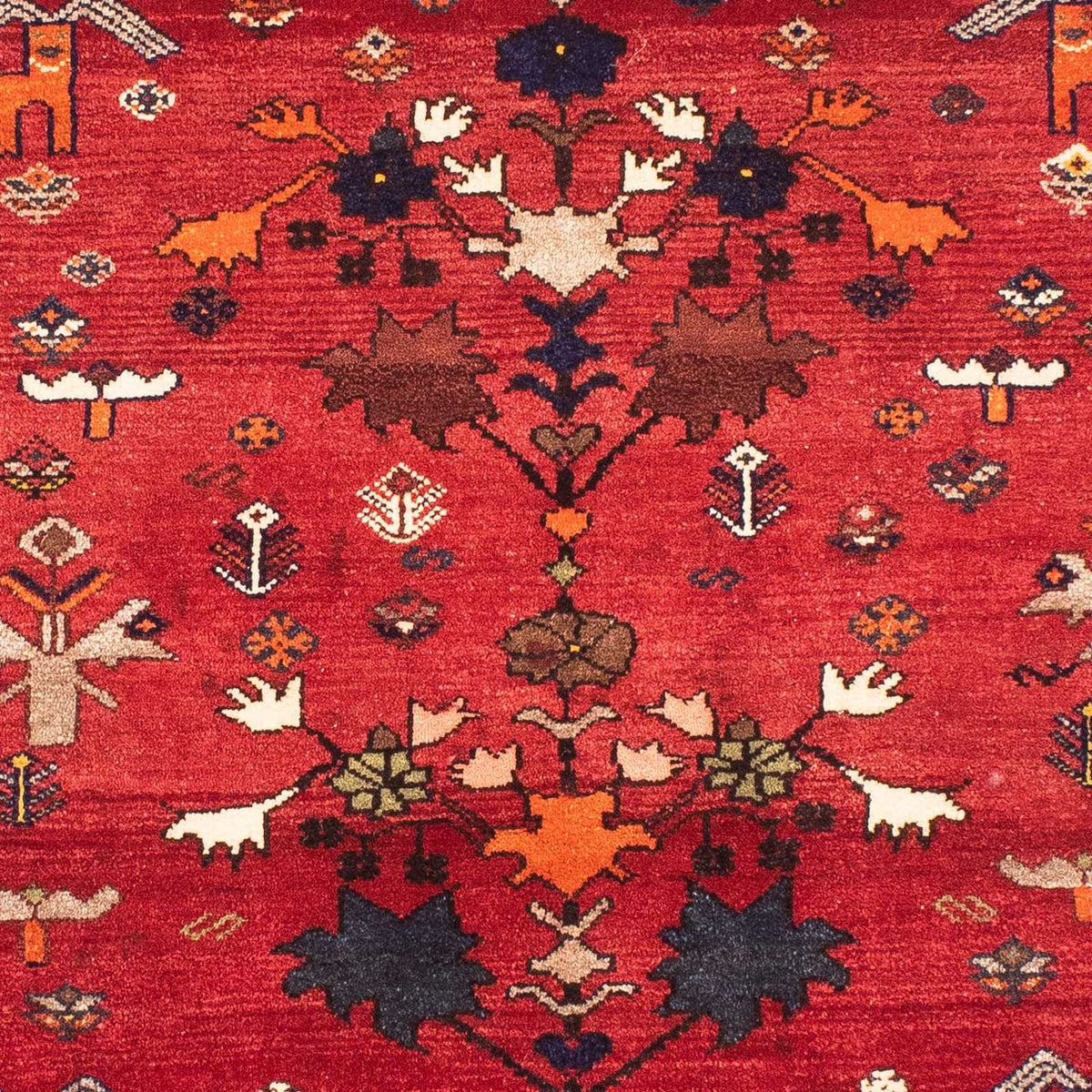 Perski dywan - Nomadyczny - 152 x 110 cm - ciemna czerwień