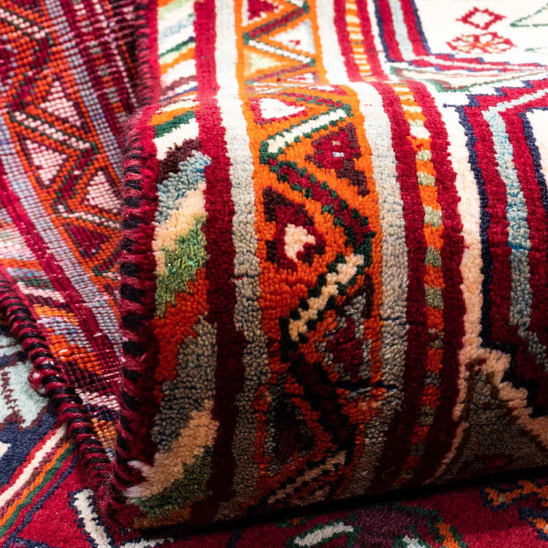 Perski dywan - Nomadyczny - 272 x 183 cm - ciemna czerwień