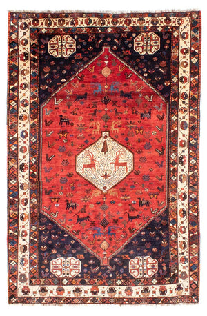 Perski dywan - Nomadyczny - 300 x 205 cm - ciemna czerwień