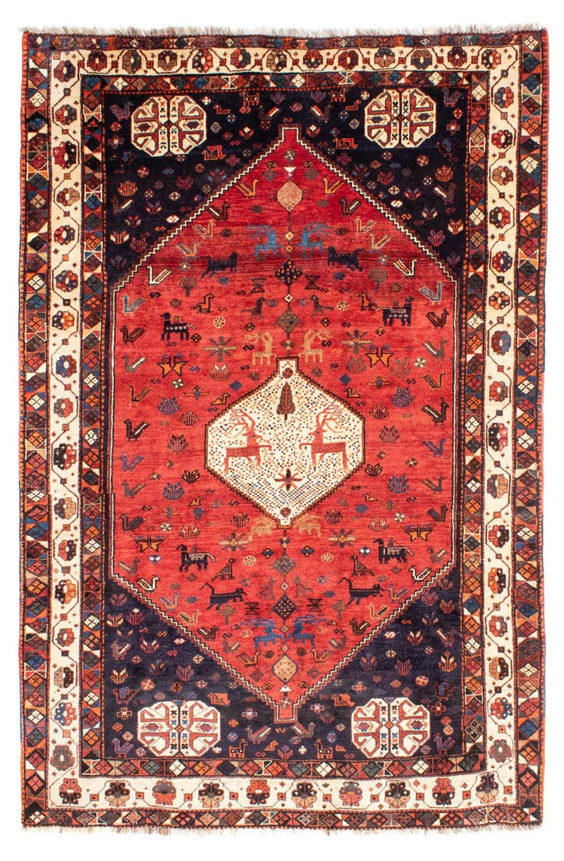 Perski dywan - Nomadyczny - 300 x 205 cm - ciemna czerwień