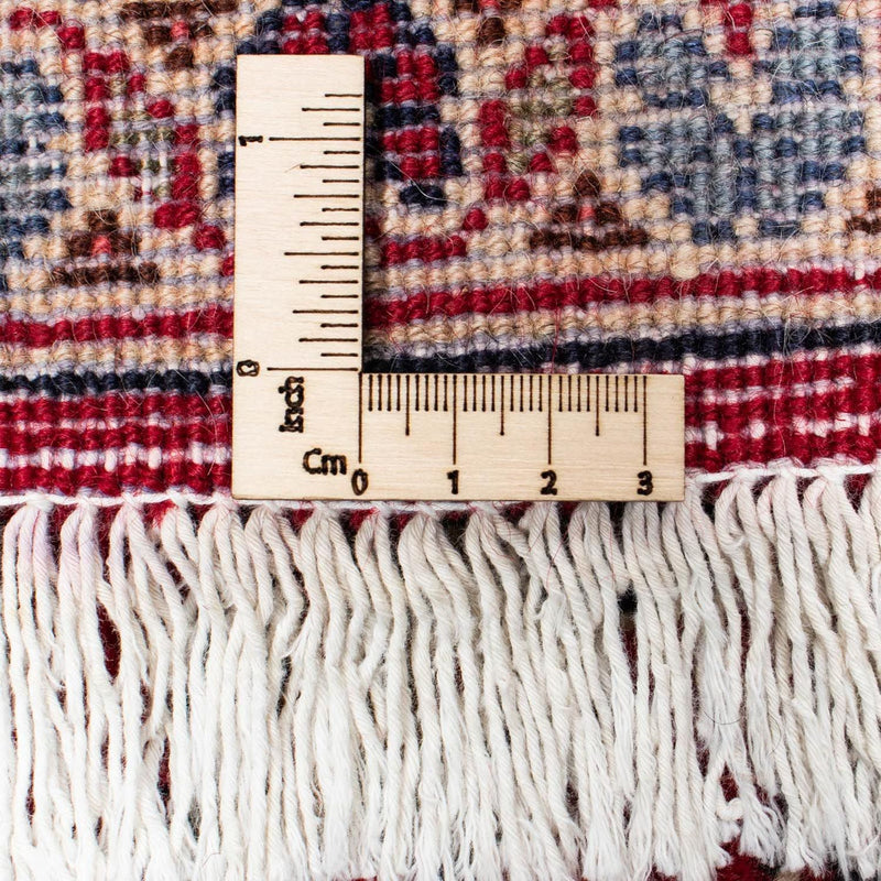 Biegacz Dywan perski - Keshan - 340 x 98 cm - ciemna czerwień