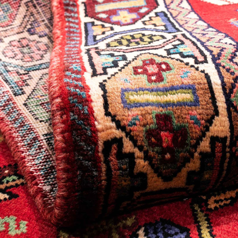 Perski dywan - Nomadyczny - 220 x 143 cm - czerwony