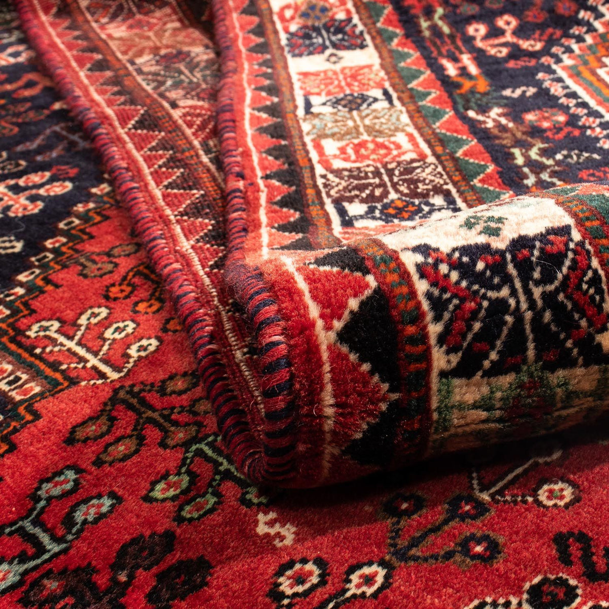 Perski dywan - Nomadyczny - 303 x 212 cm - ciemna czerwień