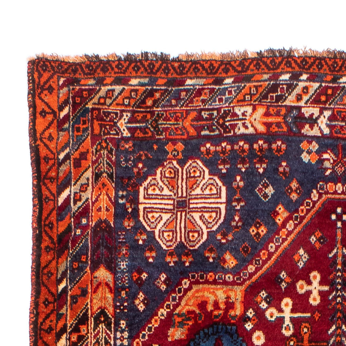 Perski dywan - Nomadyczny - 235 x 140 cm - ciemna czerwień