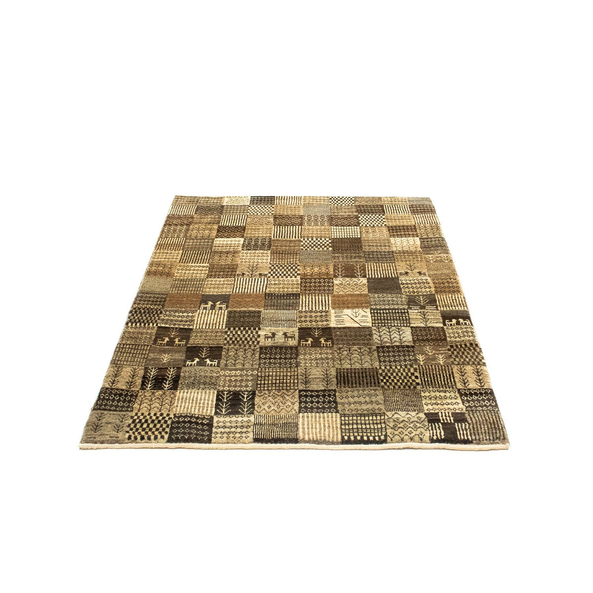 Dywan Gabbeh - Loribaft Perski - 142 x 100 cm - wielokolorowy