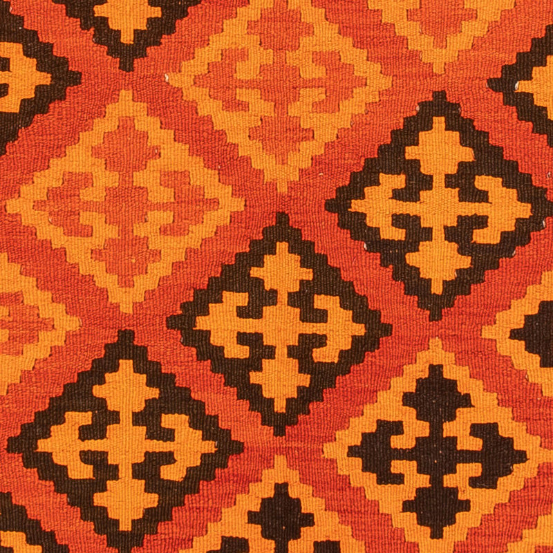 Dywan Kelim - Orientalny - 194 x 150 cm - jasna czerwień