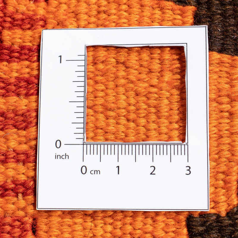 Dywan Kelim - Orientalny - 194 x 150 cm - jasna czerwień