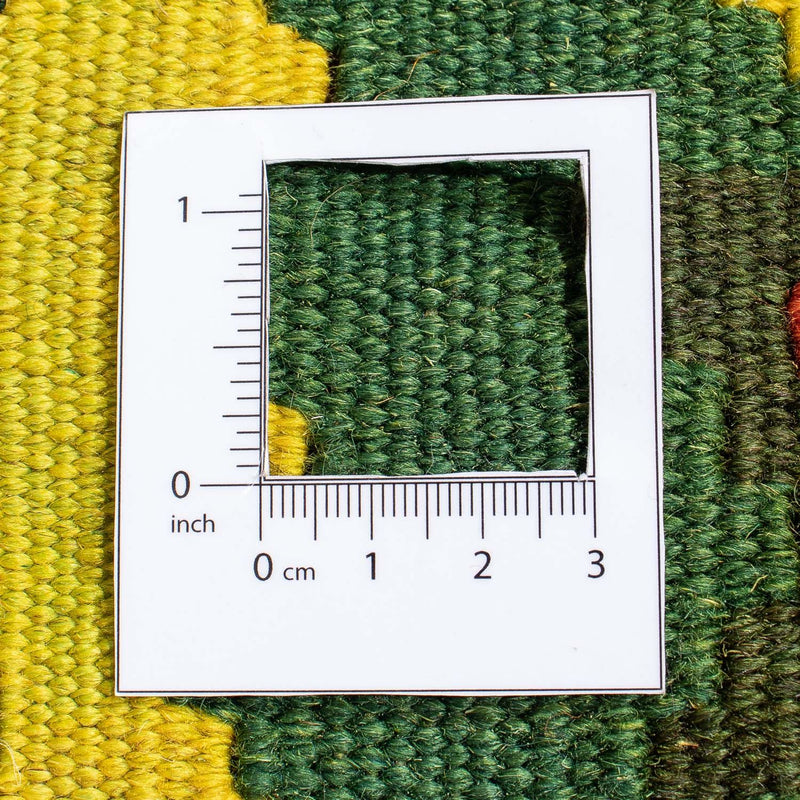 Dywan Kelim - Orientalny - 208 x 150 cm - ciemna zieleń