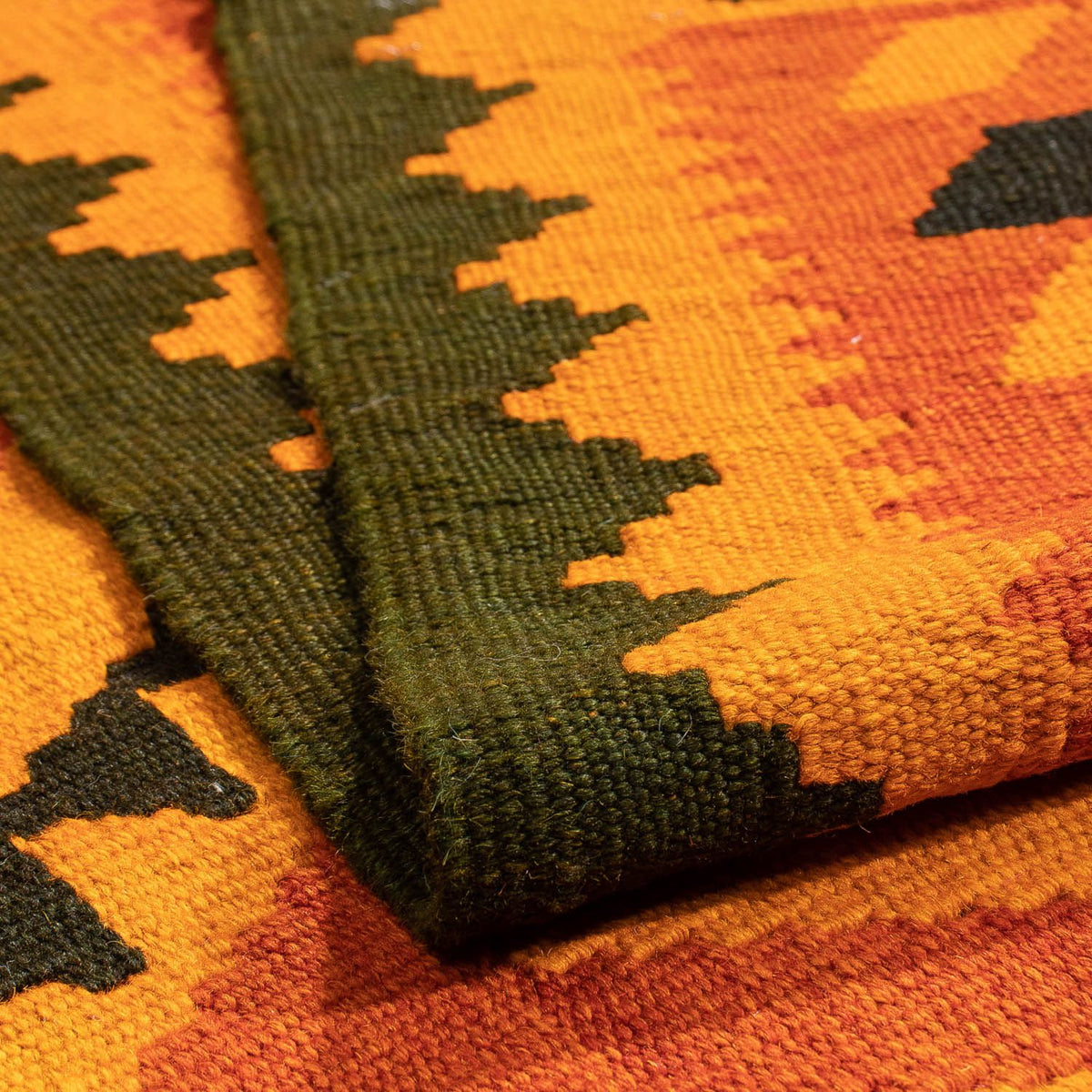 Dywan Kelim - Orientalny - 195 x 152 cm - ciemnobrązowy