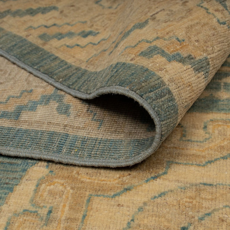 Dywan Zieglera - 297 x 241 cm - turkusowy