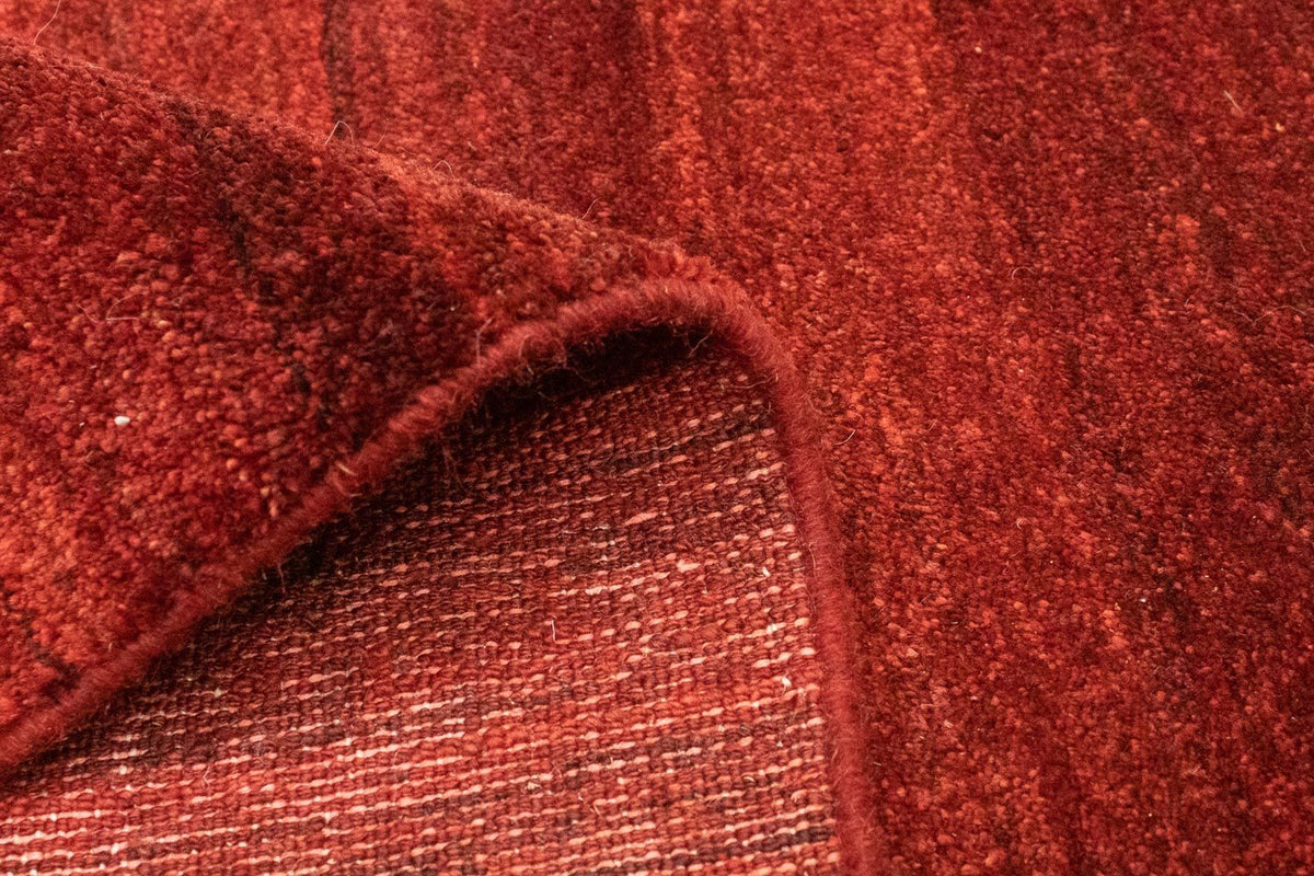 Biegacz Dywan Gabbeh - perski - 245 x 78 cm - czerwony