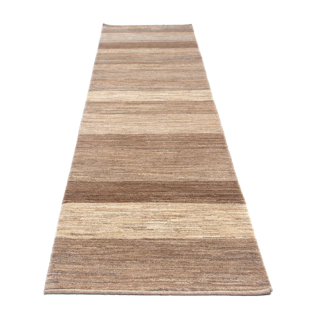 Biegacz Dywan Gabbeh - Loribaft Perski - 325 x 83 cm - wielokolorowy