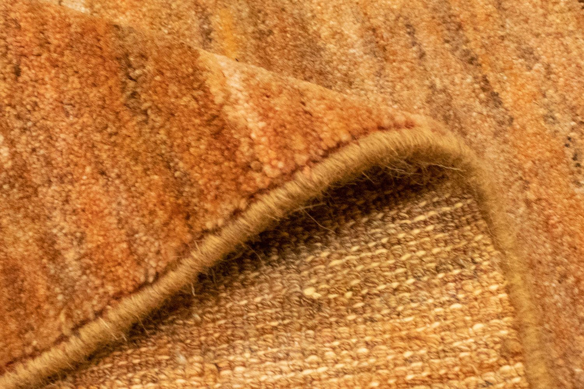 Dywan Gabbeh - perski - 242 x 211 cm - pomarańczowy