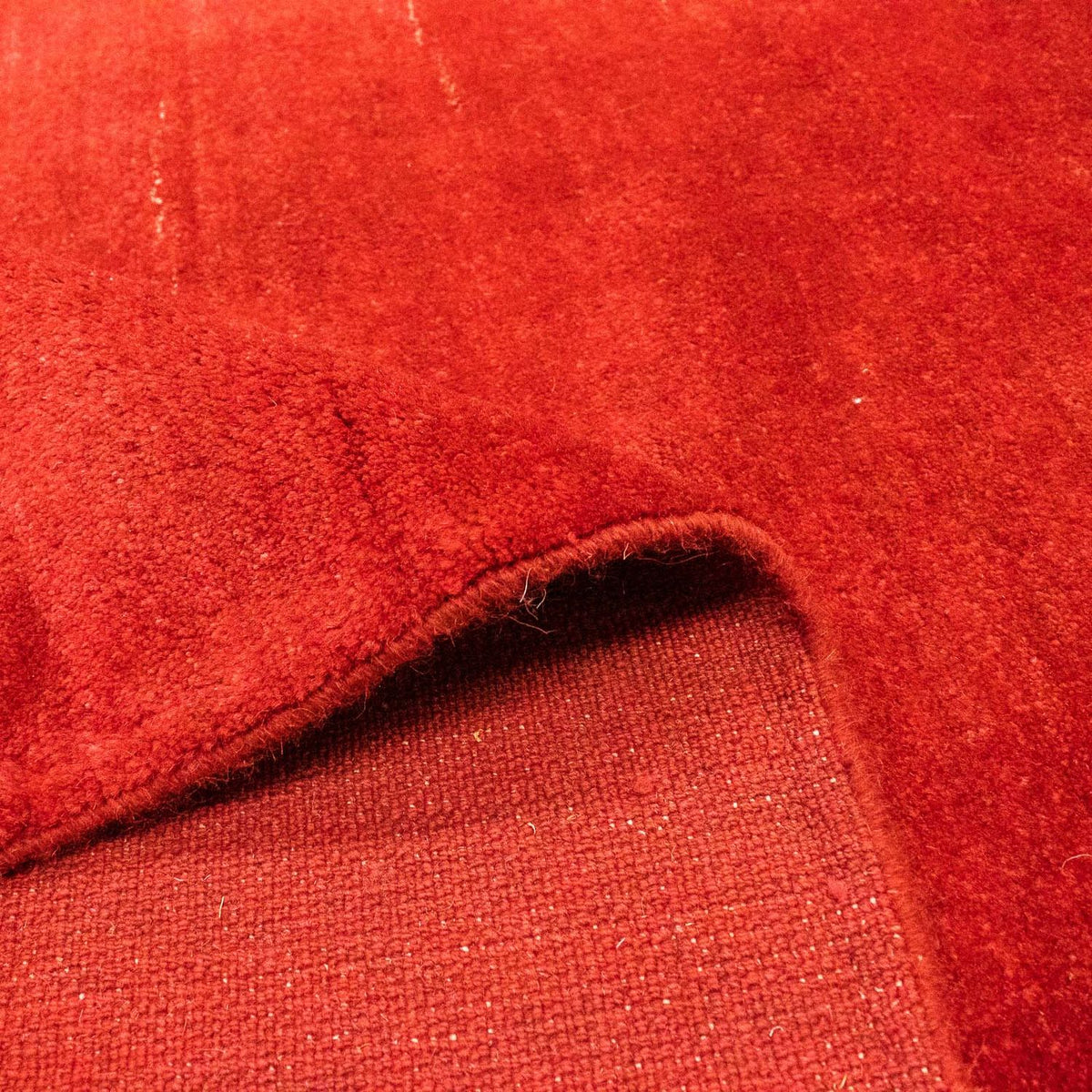 Dywan Gabbeh - perski - 288 x 262 cm - ciemna czerwień