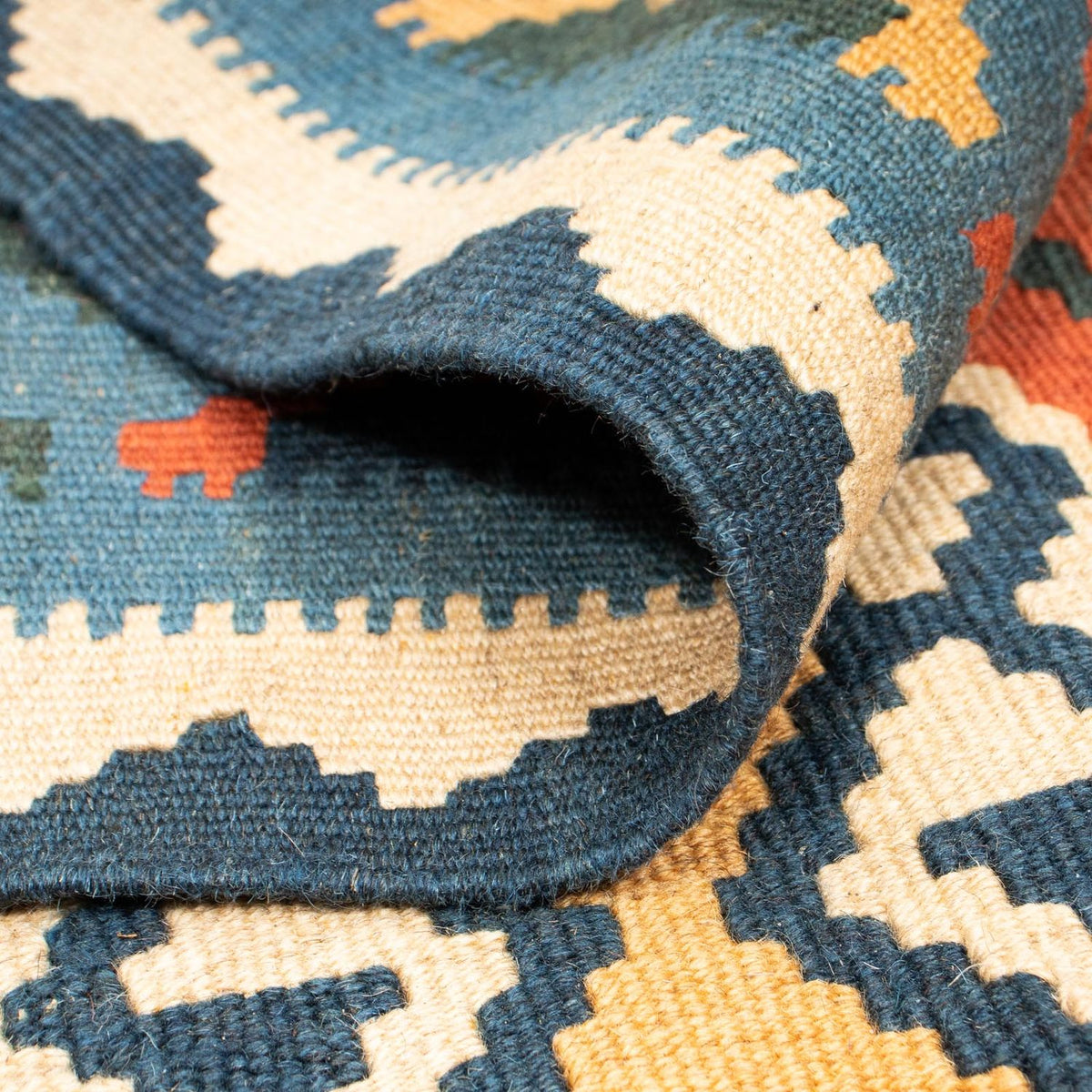 Dywan Kelim - Orientalny - 240 x 215 cm - wielokolorowy