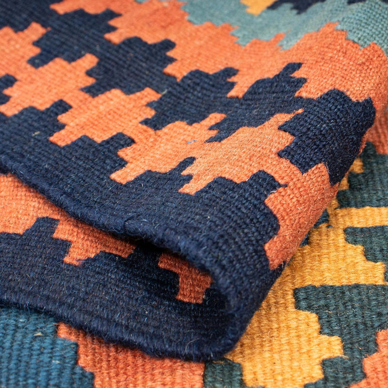 Dywan Kelim - Orientalny - 230 x 212 cm - wielokolorowy