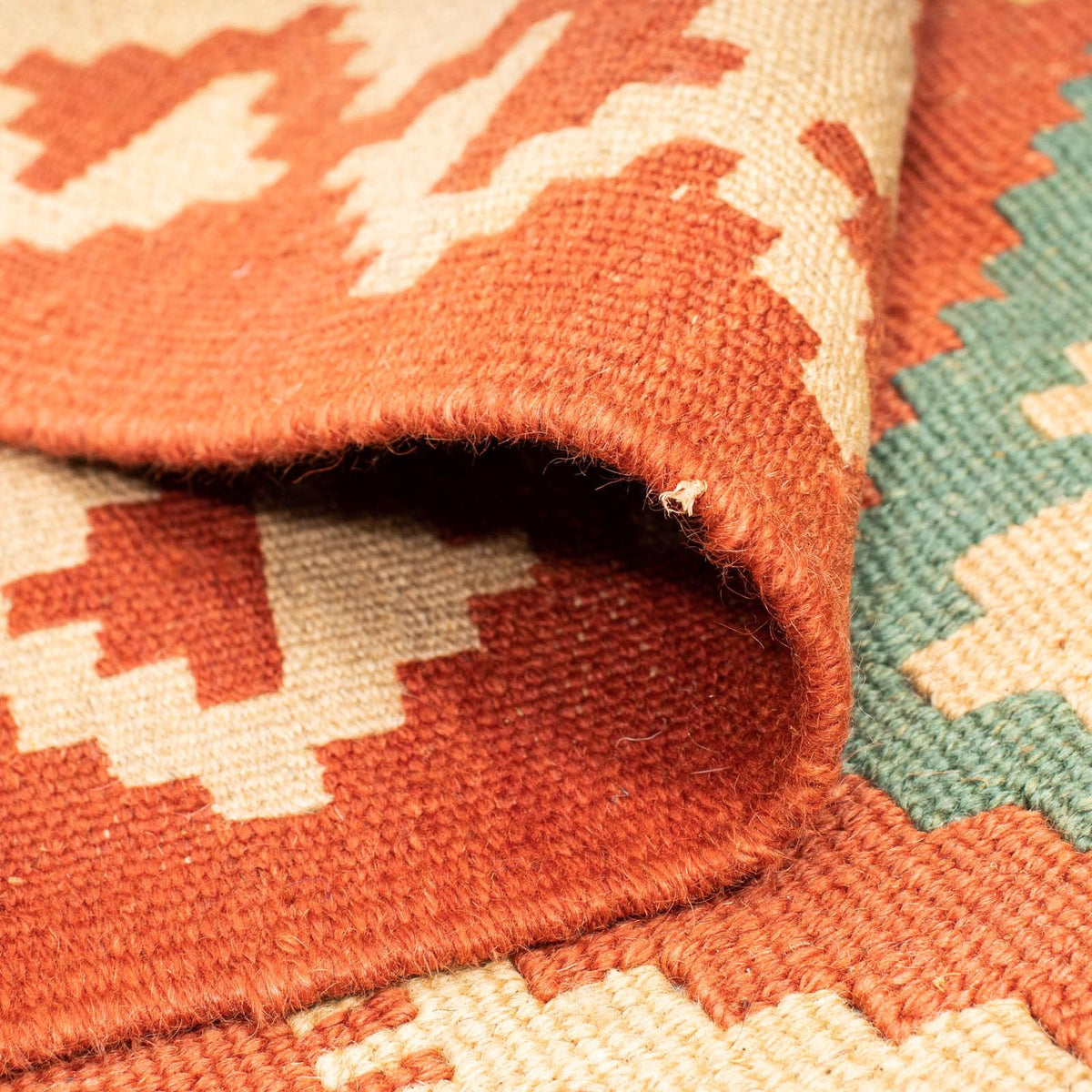 Dywan Kelim - Orientalny kwadratowy  - 213 x 193 cm - wielokolorowy