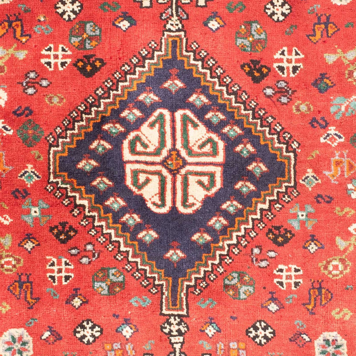 Perski dywan - Nomadyczny - 185 x 123 cm - ciemna czerwień