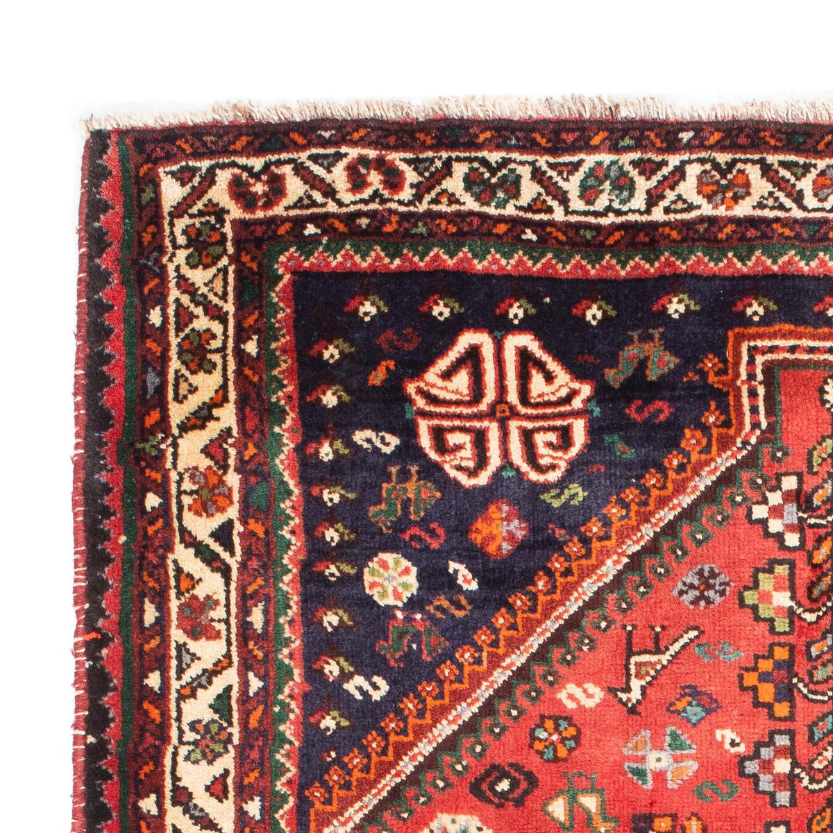 Perski dywan - Nomadyczny - 185 x 123 cm - ciemna czerwień