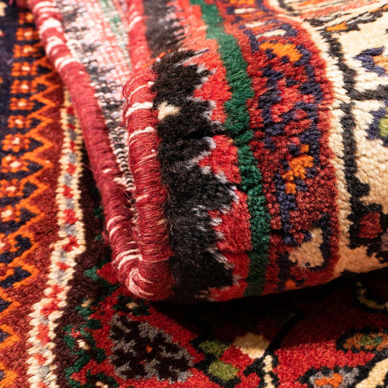 Perski dywan - Nomadyczny - 185 x 123 cm - ciemna czerwień