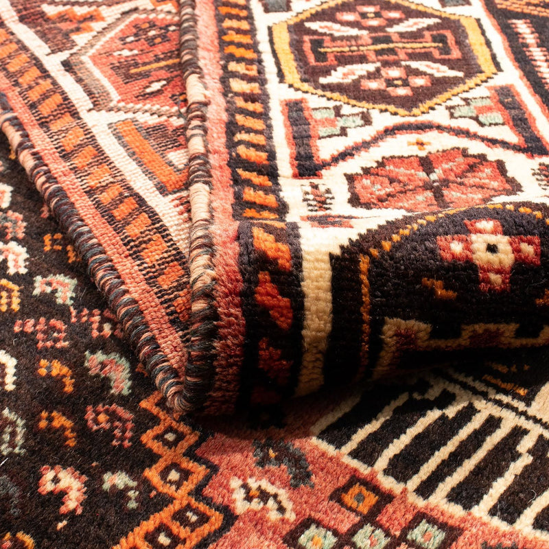 Perski dywan - Nomadyczny - 192 x 155 cm - jasna czerwień