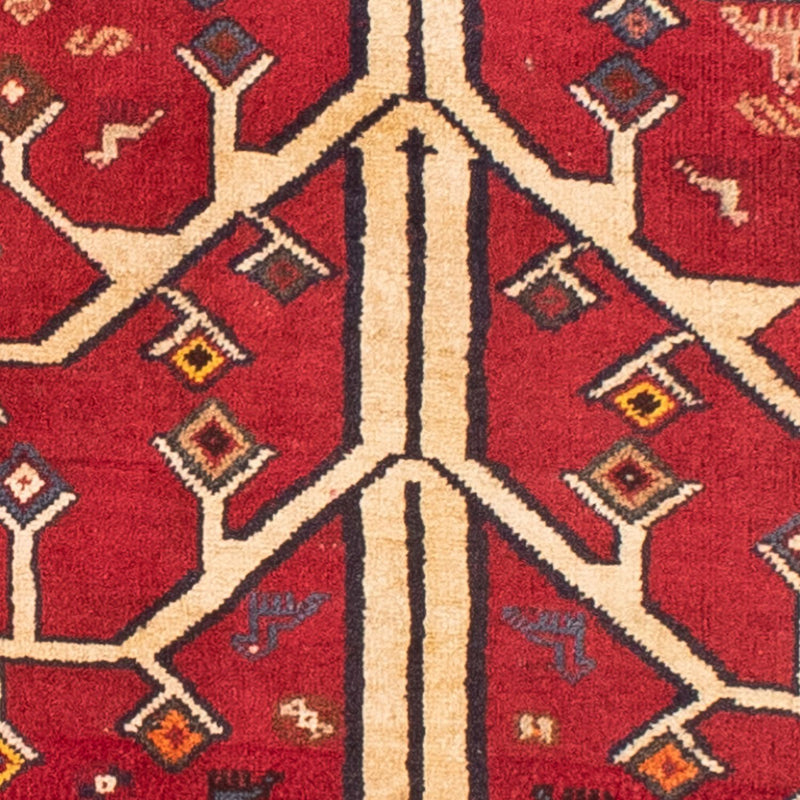 Perski dywan - Nomadyczny - 208 x 117 cm - ciemna czerwień