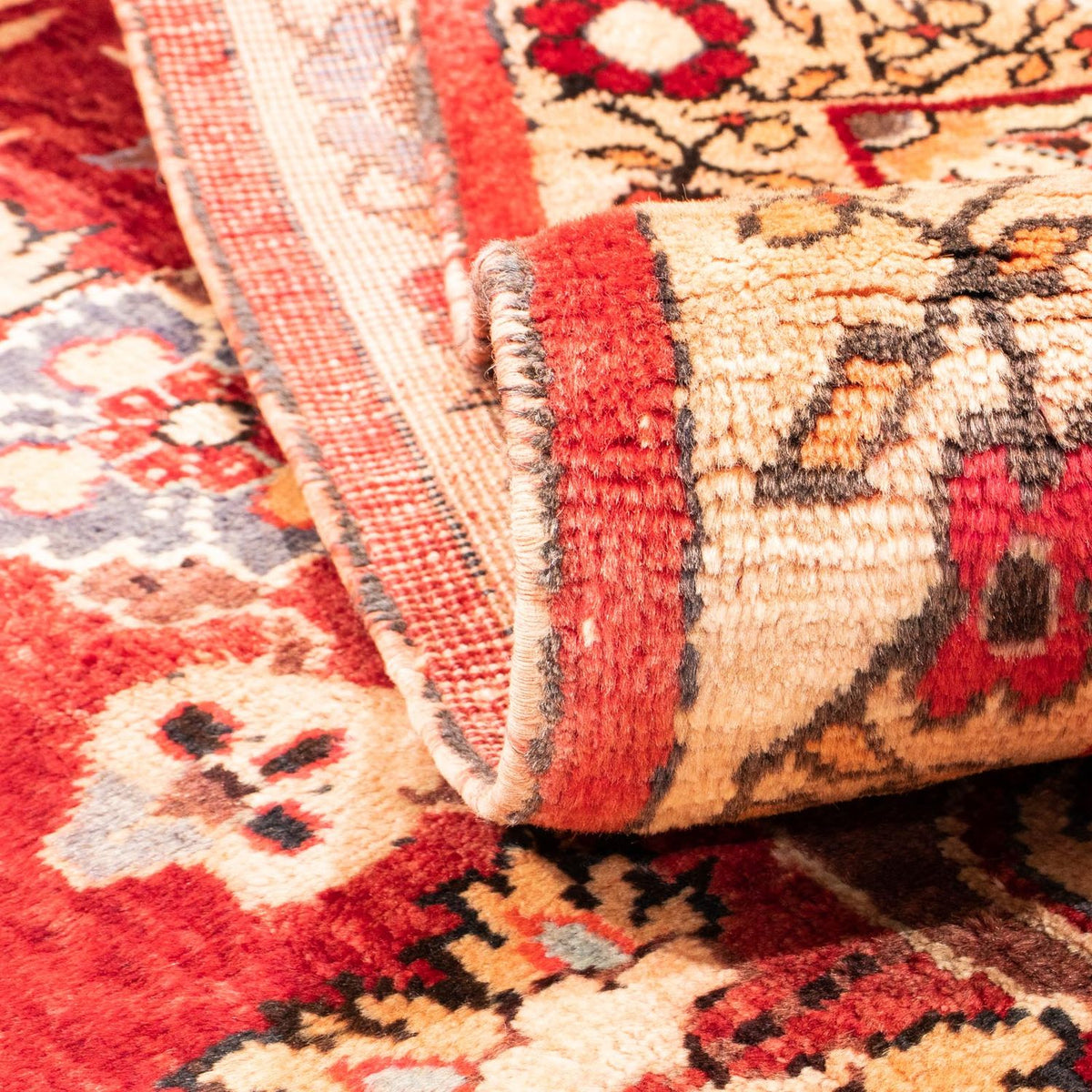 Perski dywan - Nomadyczny - 160 x 120 cm - jasna czerwień