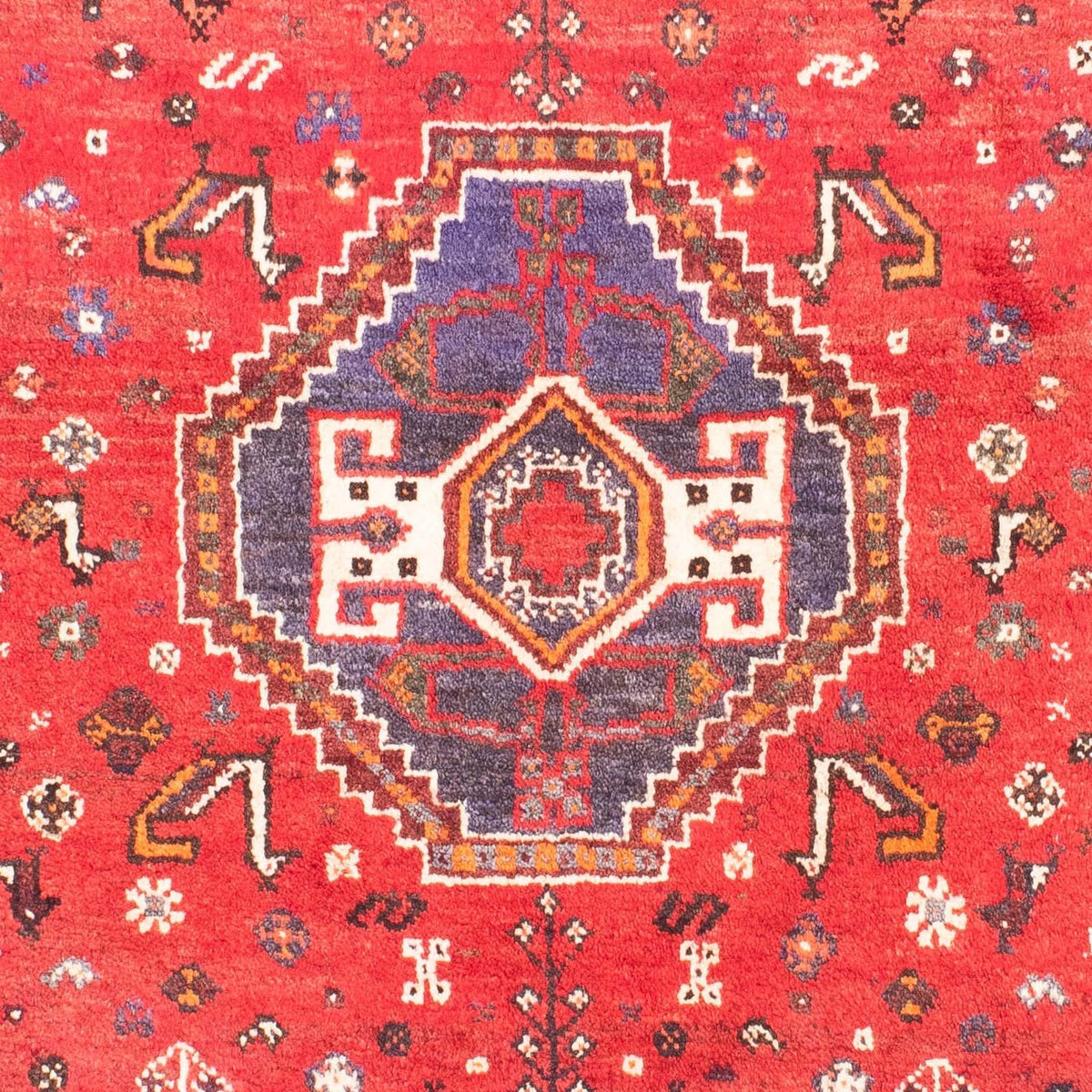 Perski dywan - Nomadyczny - 152 x 116 cm - ciemna czerwień