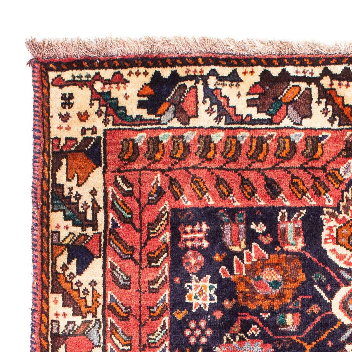 Perski dywan - Nomadyczny - 165 x 115 cm - ciemnoniebieski