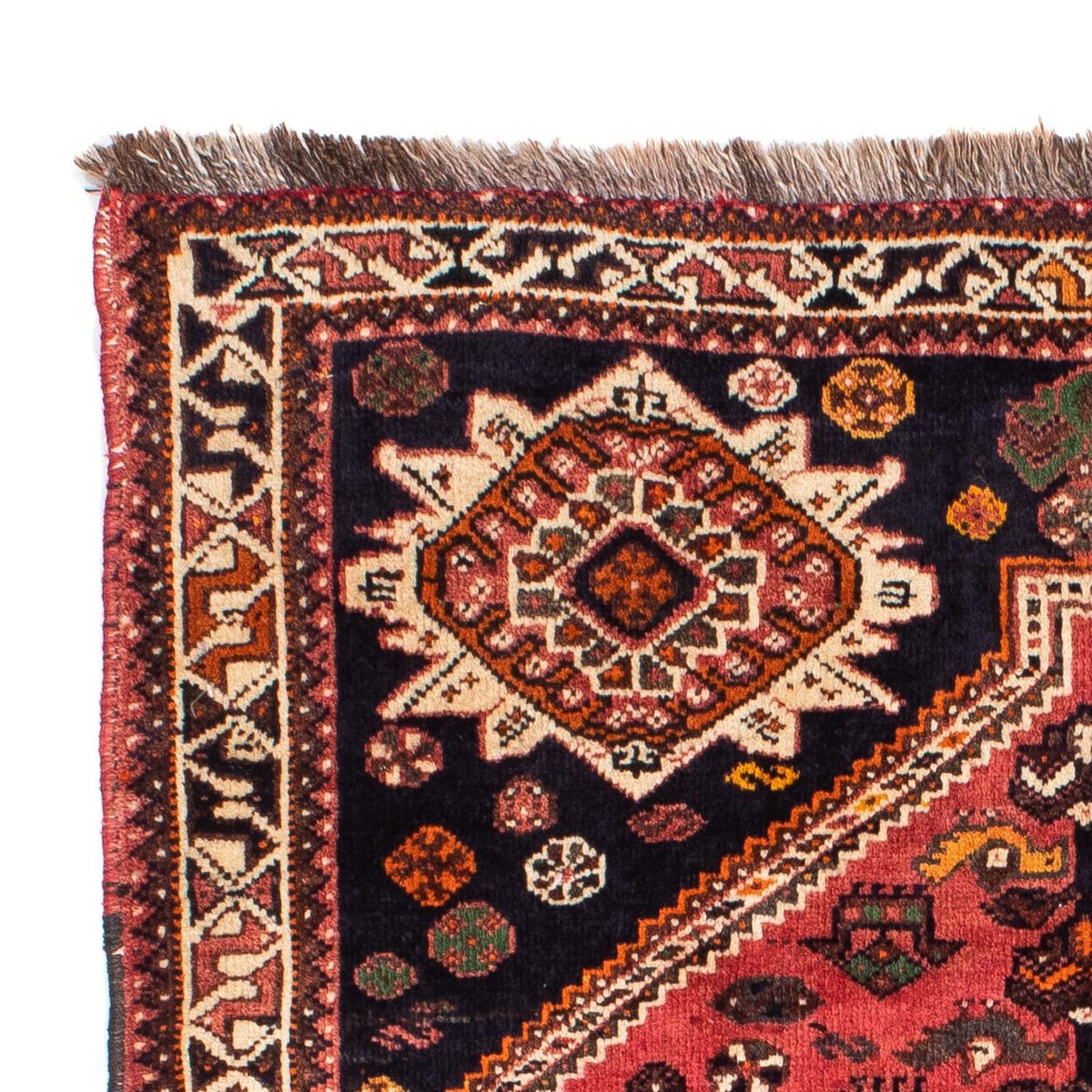 Perski dywan - Nomadyczny - 160 x 106 cm - ciemna czerwień