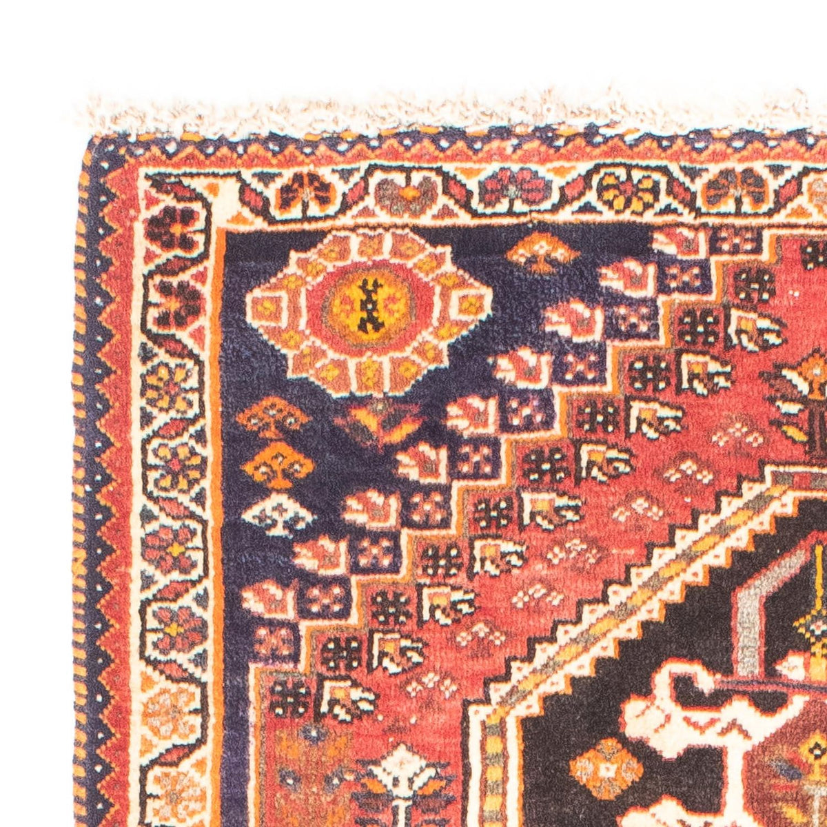 Perski dywan - Nomadyczny - 153 x 80 cm - ciemna czerwień