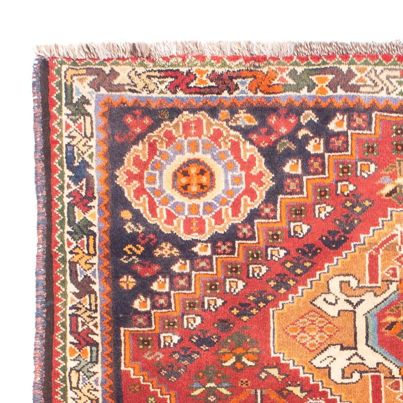 Perski dywan - Nomadyczny - 143 x 110 cm - ciemna czerwień