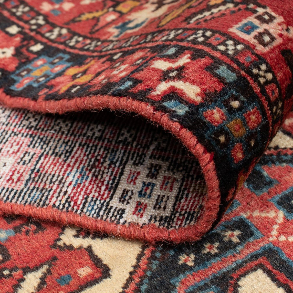 Biegacz Perski dywan - Nomadyczny - 338 x 75 cm - ciemna czerwień