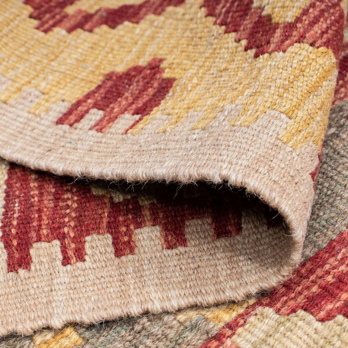 Biegacz Dywan Kelim - Splash - 206 x 62 cm - wielokolorowy