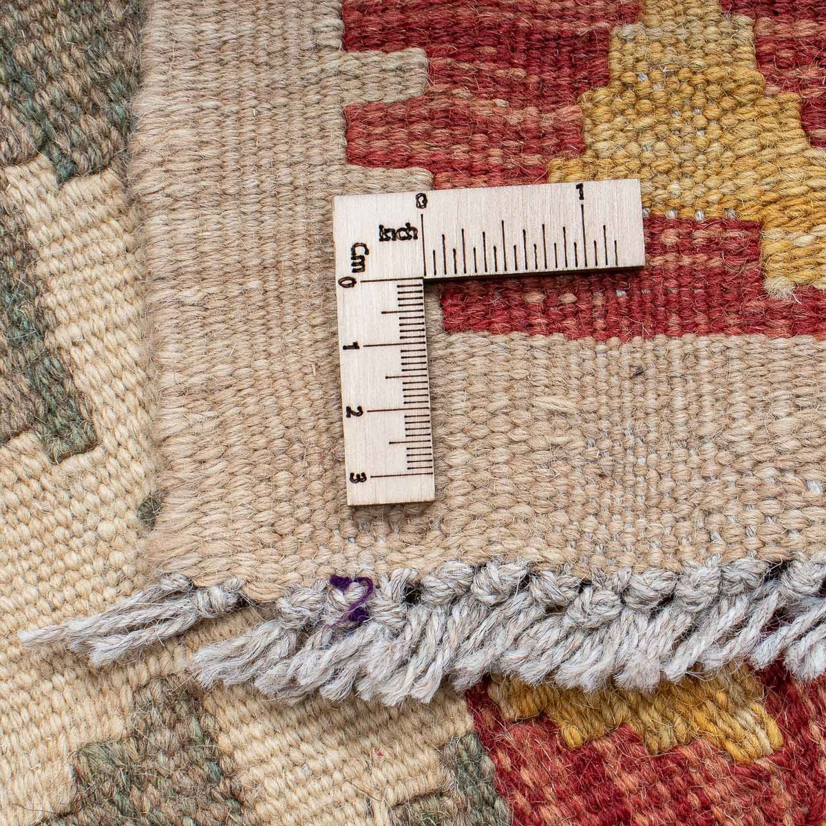 Biegacz Dywan Kelim - Splash - 206 x 62 cm - wielokolorowy