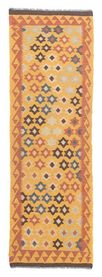 Biegacz Dywan Kelim - Splash - 210 x 64 cm - wielokolorowy