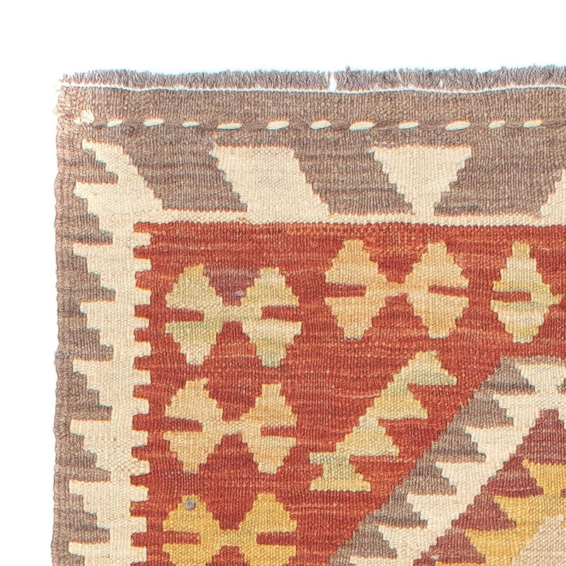 Biegacz Dywan Kelim - Splash - 200 x 66 cm - czerwony