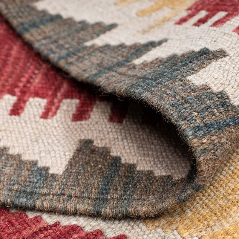 Biegacz Dywan Kelim - Splash - 203 x 69 cm - wielokolorowy