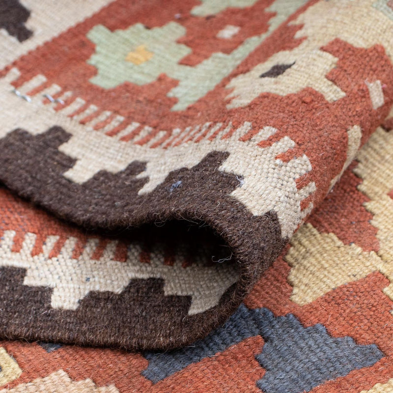 Biegacz Dywan Kelim - Splash - 204 x 59 cm - wielokolorowy