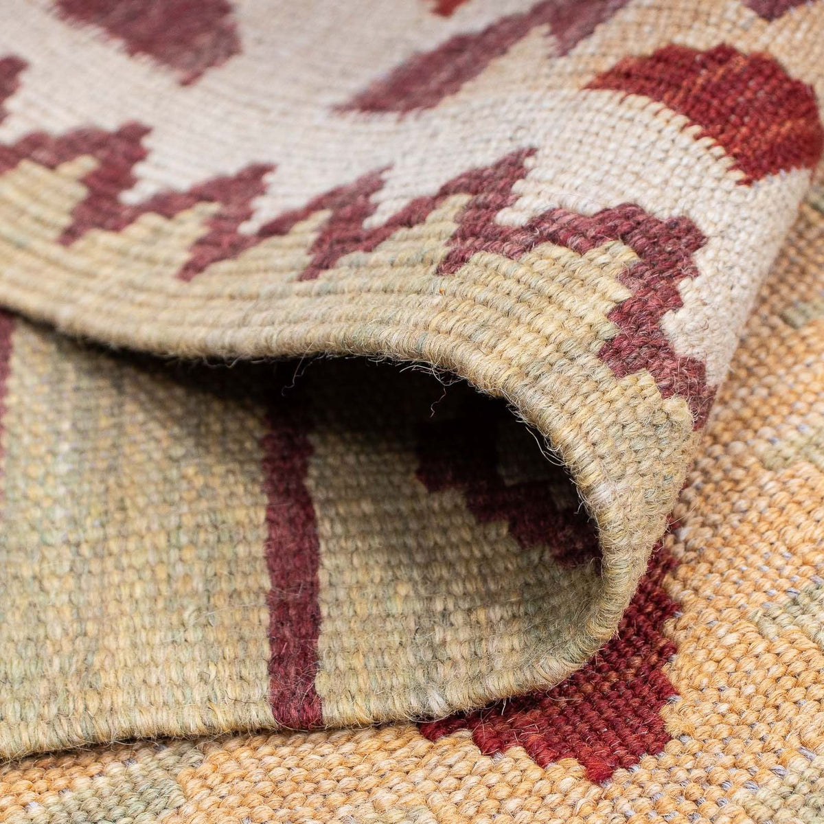 Biegacz Dywan Kelim - Splash - 201 x 54 cm - wielokolorowy