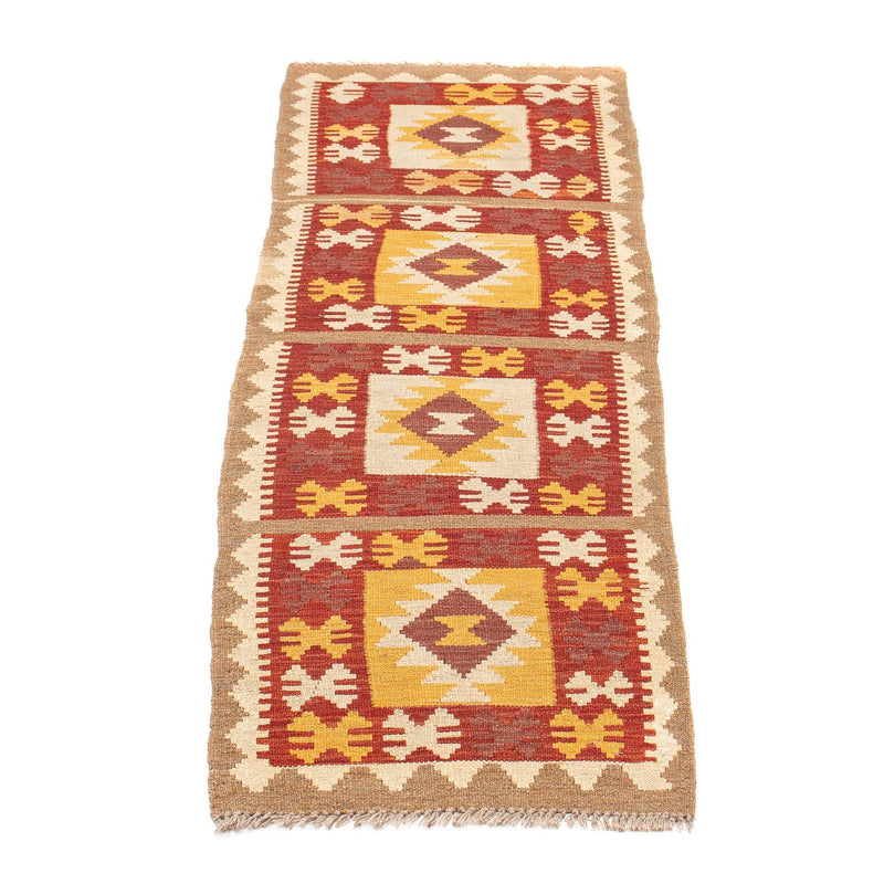 Biegacz Dywan Kelim - Splash - 195 x 50 cm - wielokolorowy