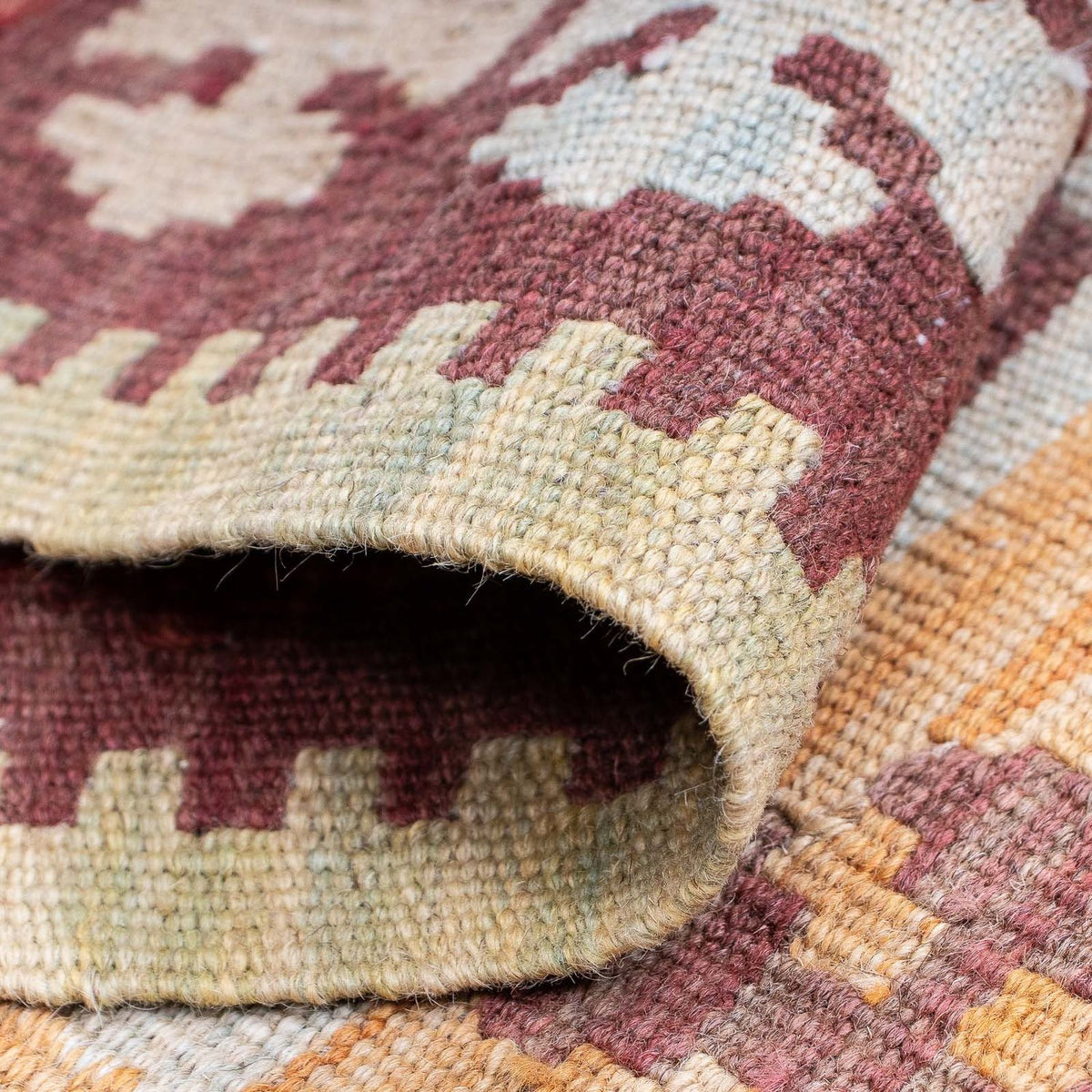 Biegacz Dywan Kelim - Splash - 194 x 48 cm - wielokolorowy