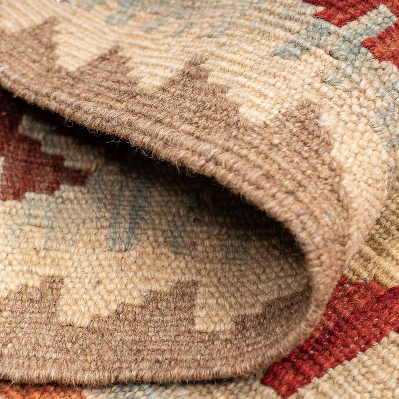 Biegacz Dywan Kelim - Splash - 191 x 60 cm - jasnobrązowy