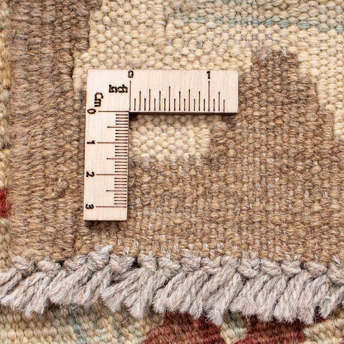 Biegacz Dywan Kelim - Splash - 191 x 60 cm - jasnobrązowy