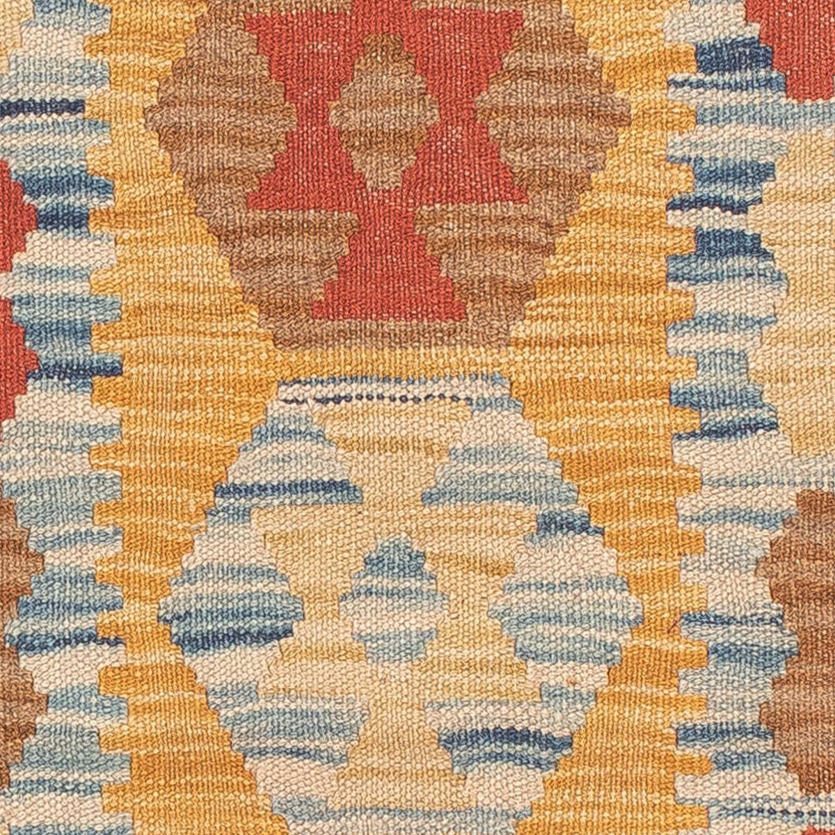 Biegacz Dywan Kelim - Splash - 214 x 65 cm - wielokolorowy