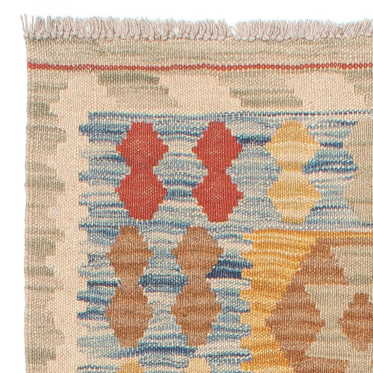 Biegacz Dywan Kelim - Splash - 214 x 65 cm - wielokolorowy